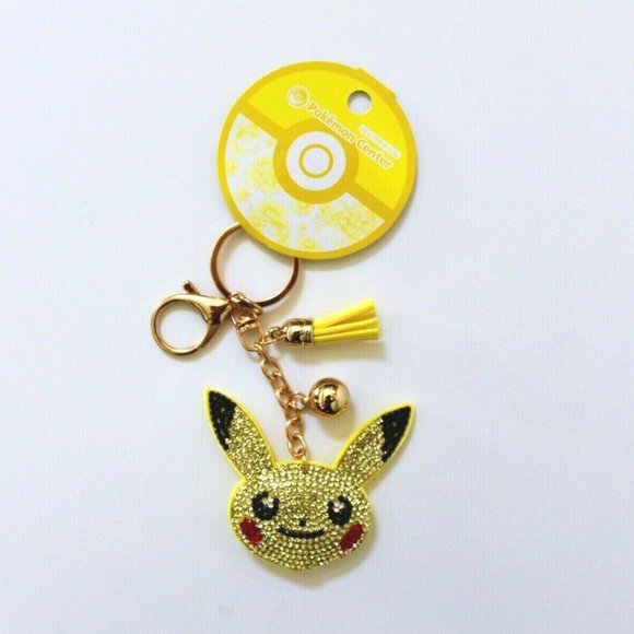 Pokemon Accessories - Pokemon Pikachu Bling Tassel Keychain Bag Charm